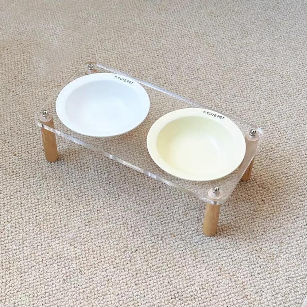 Cat Water Bowl and Basin Anti-tumble High