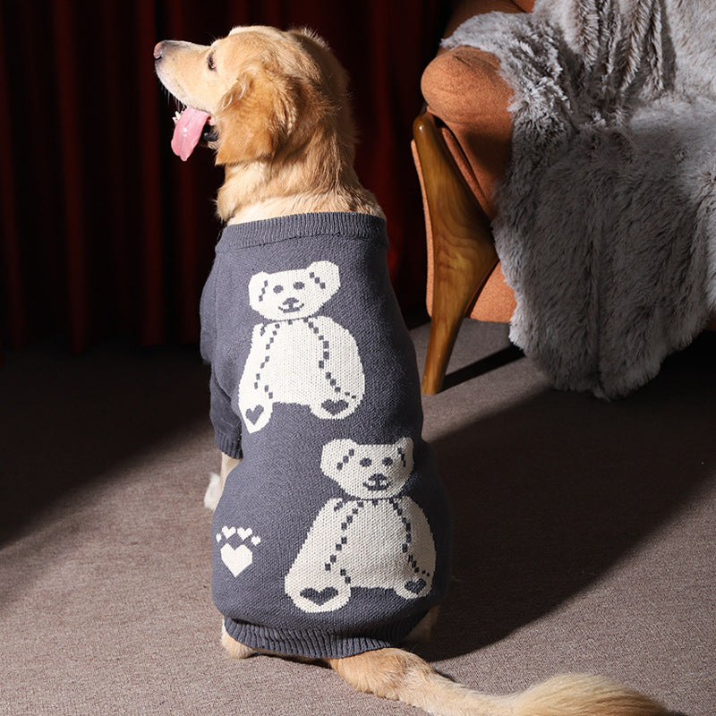 Winter Warm Large Dog Thick Sweater