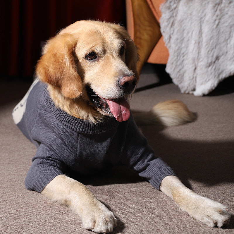 Winter Warm Large Dog Thick Sweater