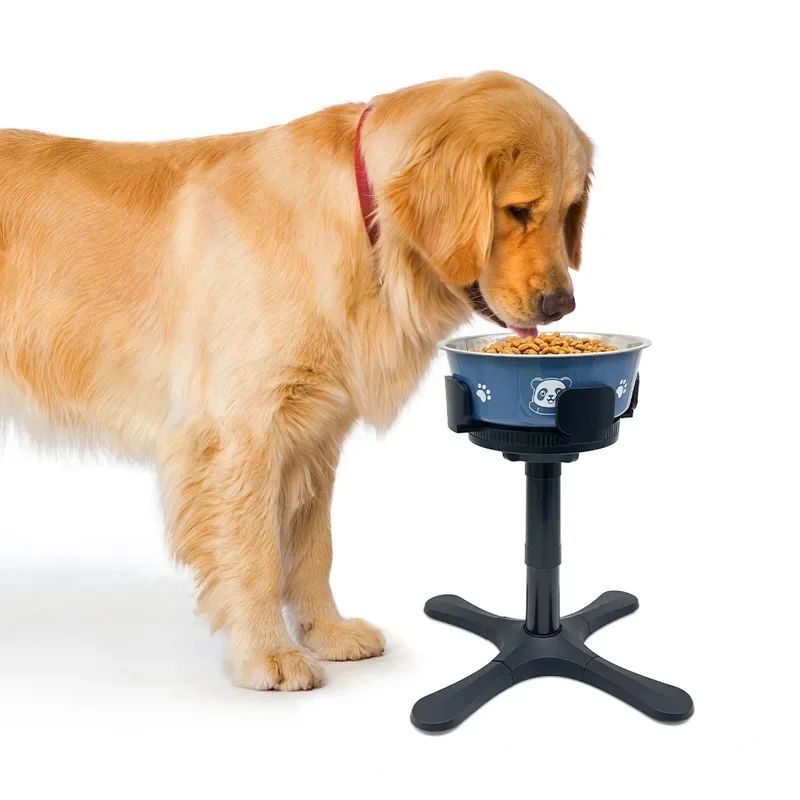 Adjustable Elevated Dog Food Bowls Stand