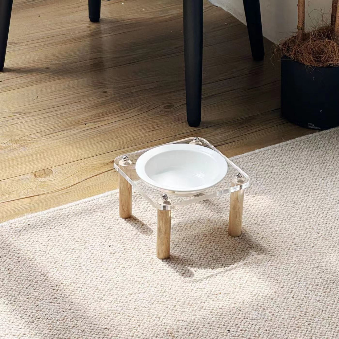 Cat Water Bowl and Basin Anti-tumble High