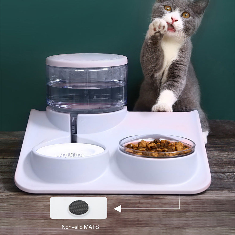 Automatic Feeder Water Fountain Flowing