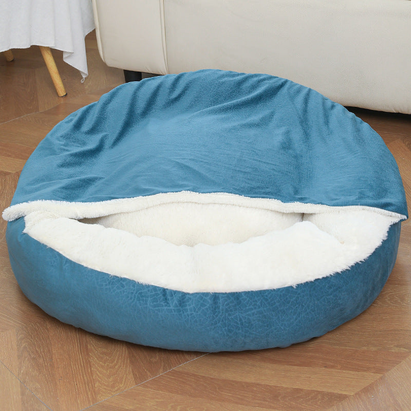 Orthopedic Dog Bed With Hooded