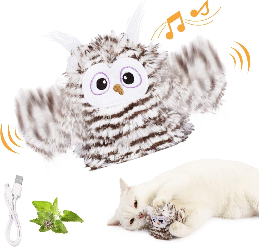 Interactive Cat Plush Toys For Indoor
