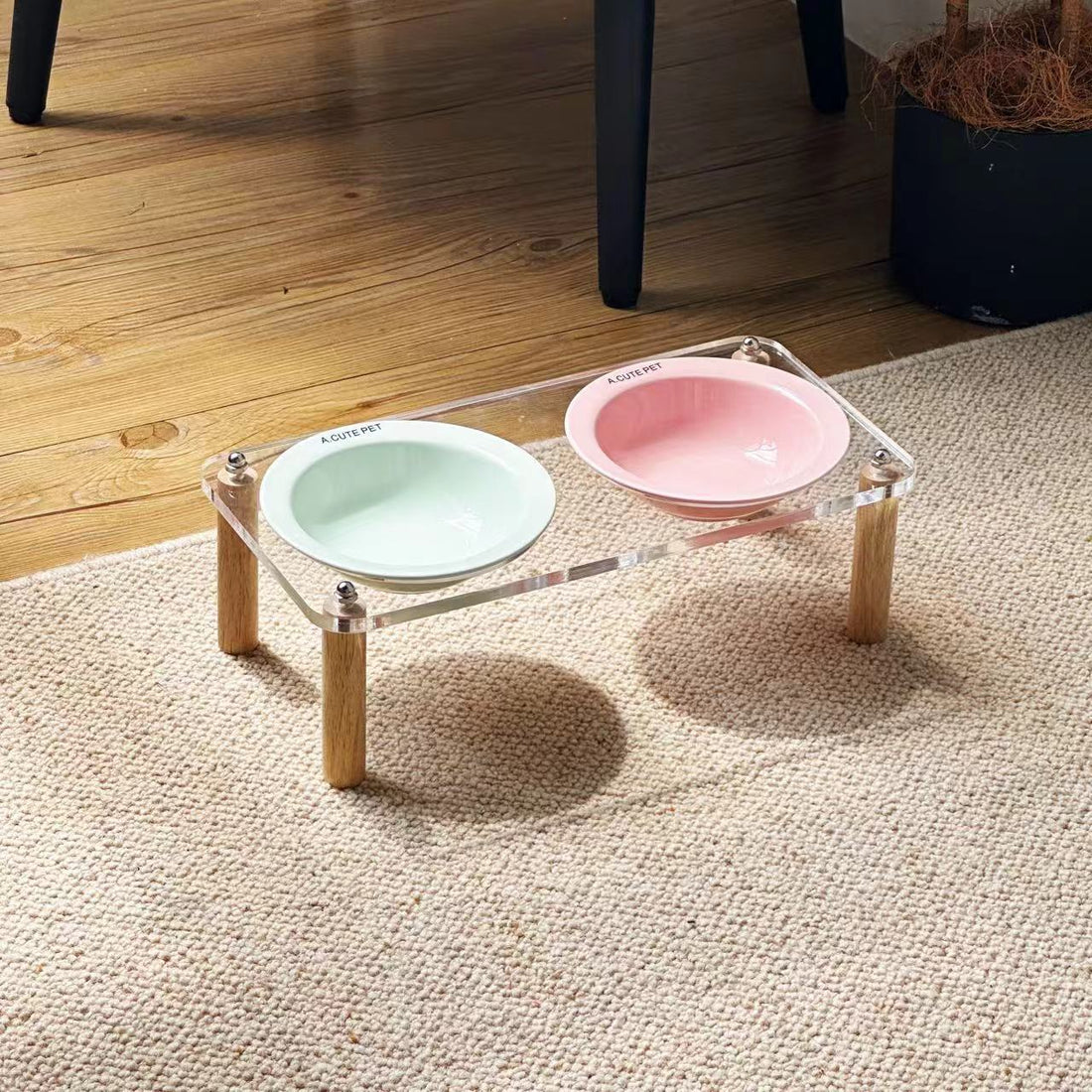 Cat Water Bowl and Basin Anti-tumble High