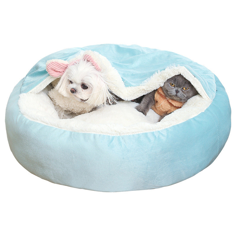 Orthopedic Dog Bed With Hooded