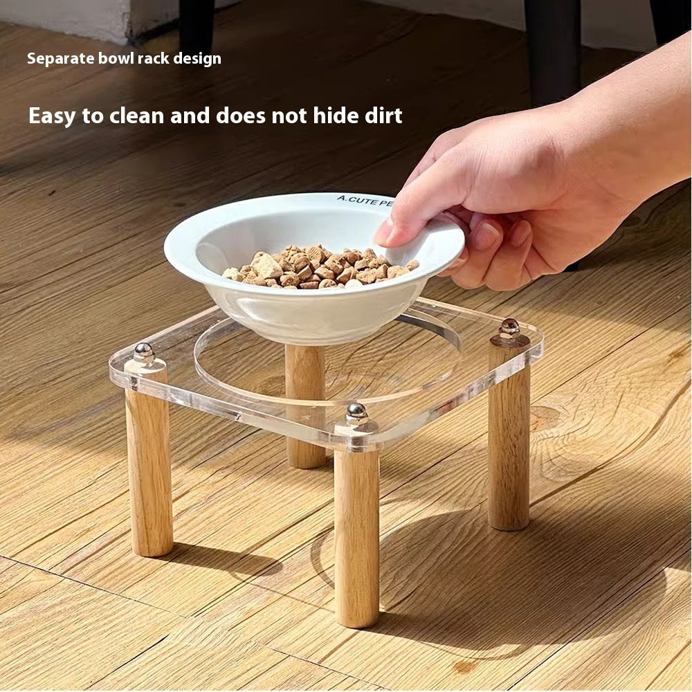 Cat Water Bowl and Basin Anti-tumble High