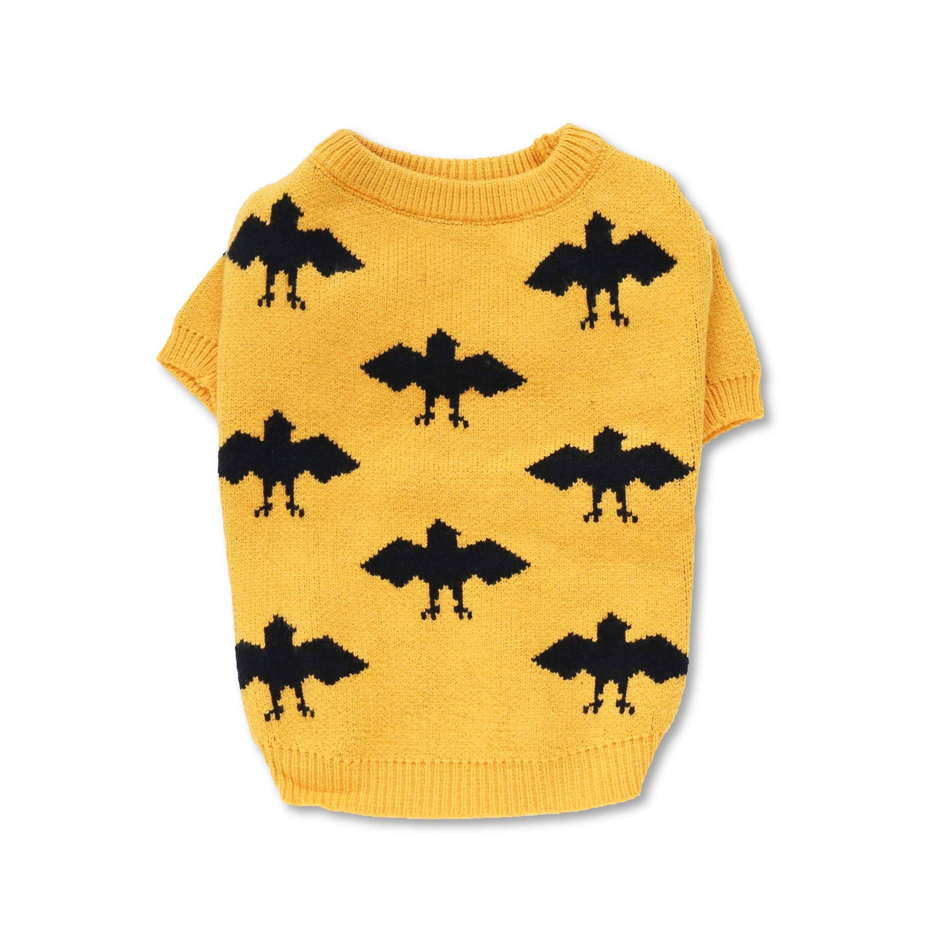 Bat warm core-spun yarn pet sweater