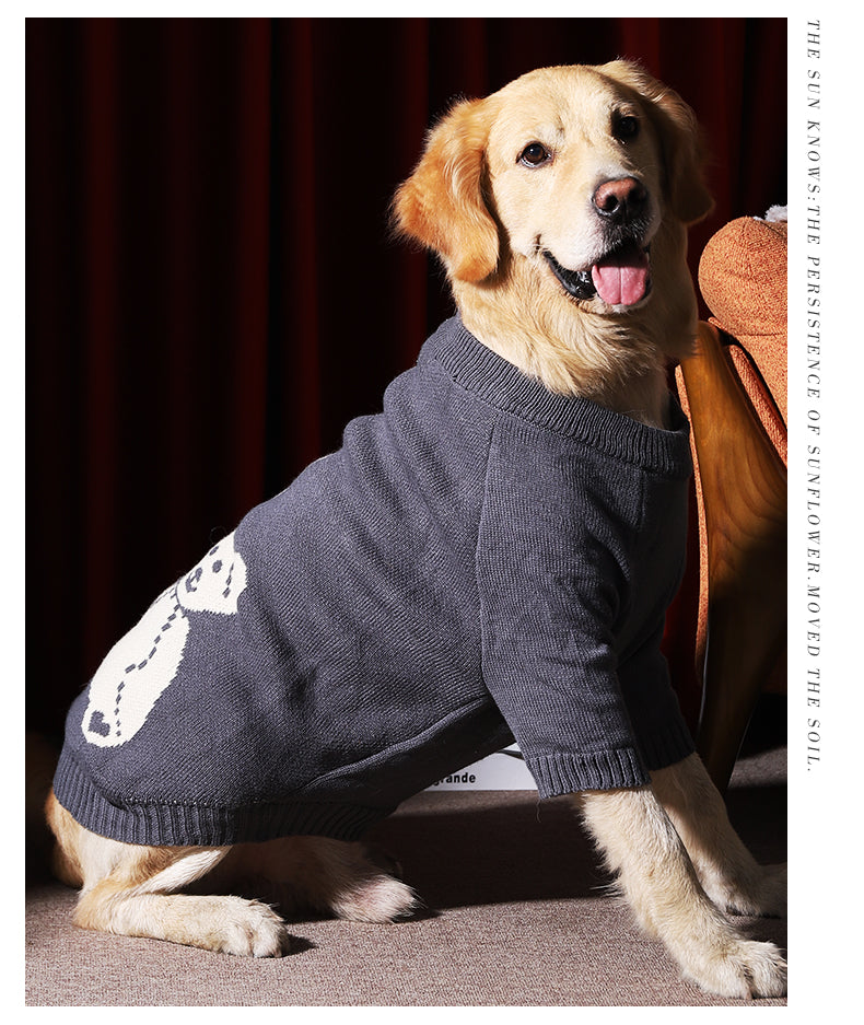 Winter Warm Large Dog Thick Sweater