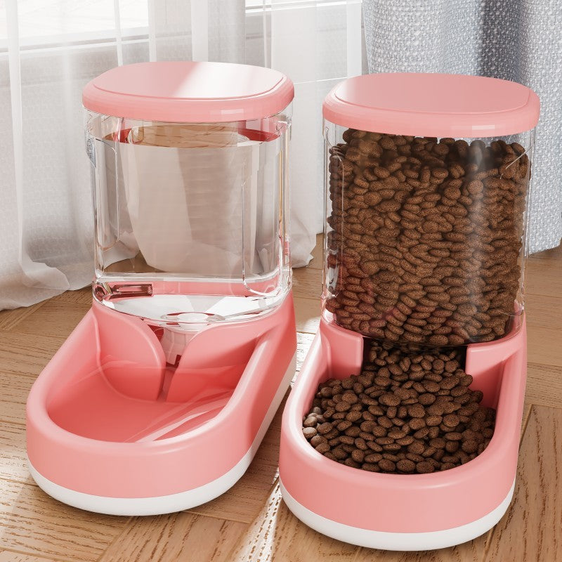 Cat Water Fountain and Automatic Feeder