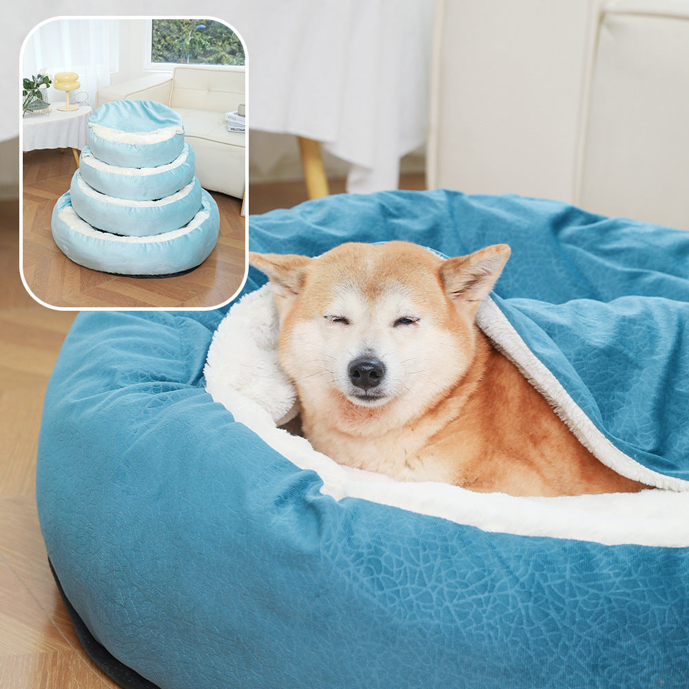 Orthopedic Dog Bed With Hooded