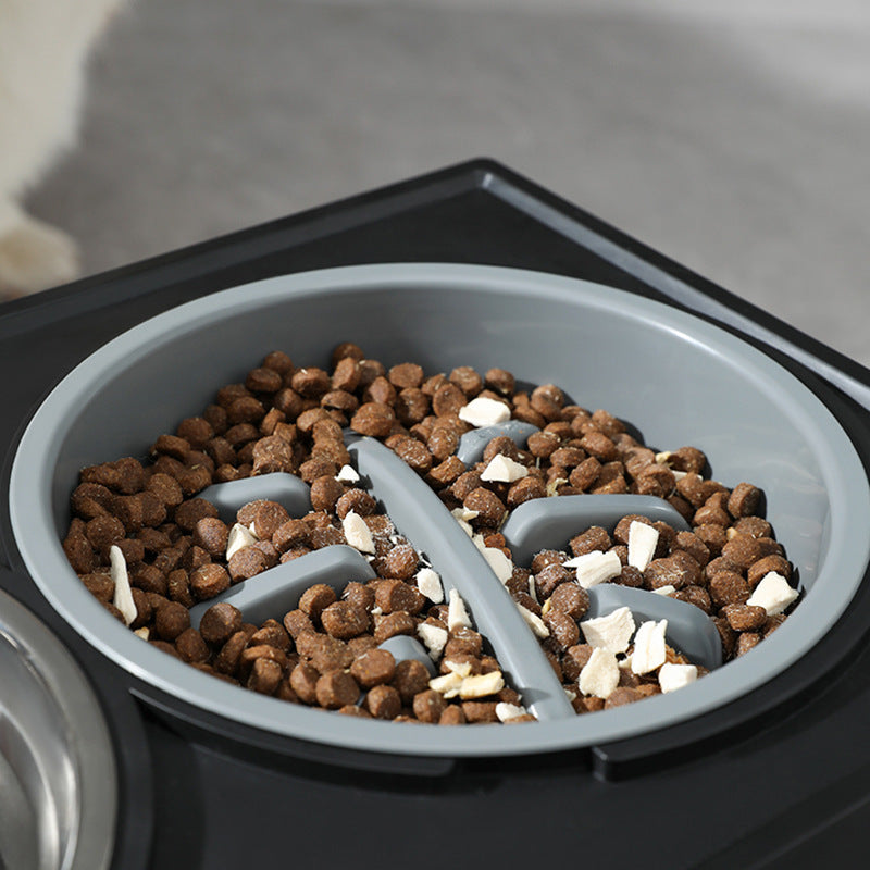 Vertical Anti-choke Slow Food Dog Bowl
