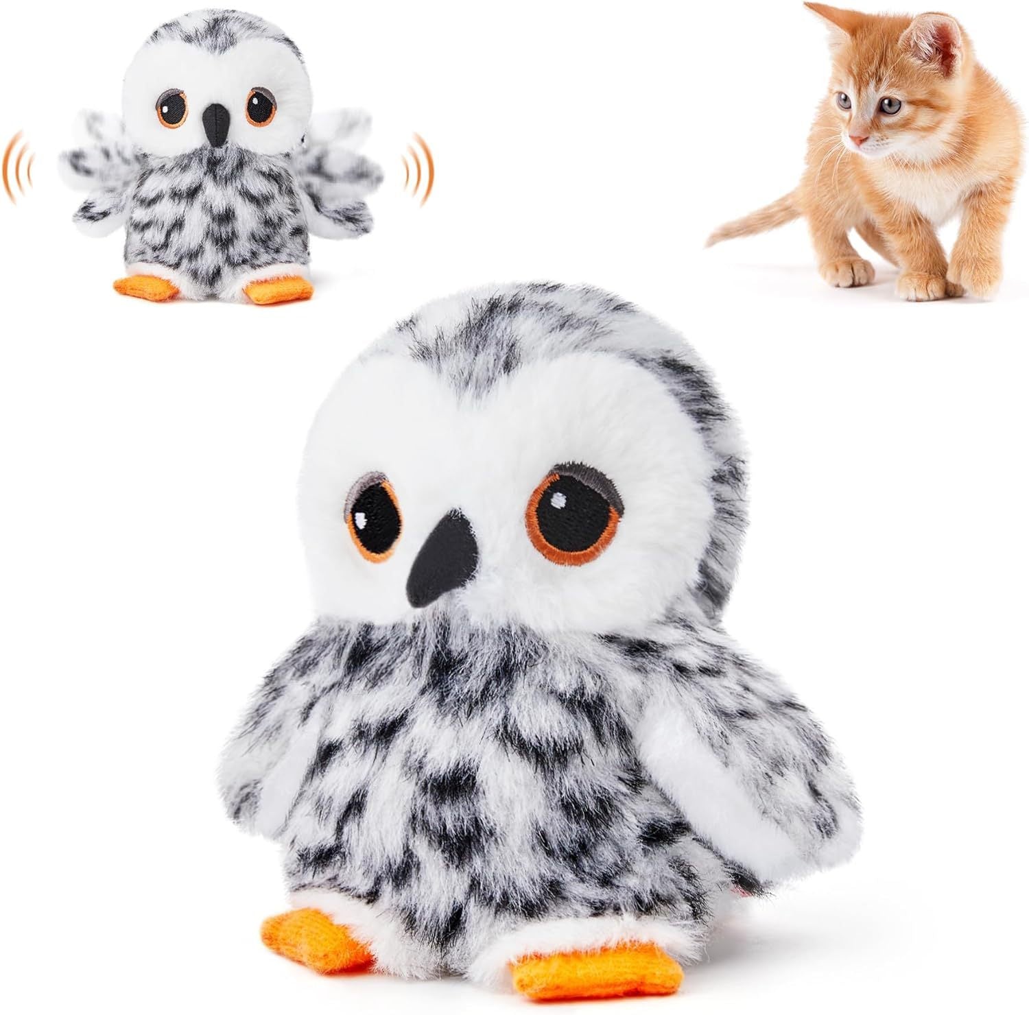 Interactive Cat Plush Toys For Indoor