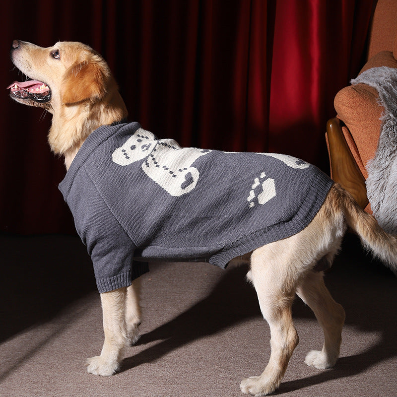 Winter Warm Large Dog Thick Sweater