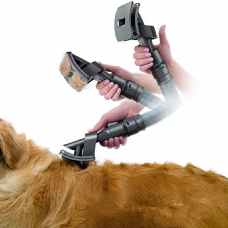 Pet Grooming Brush and Vacuum attachment for Pet Grooming