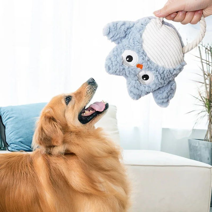 Plush Dog Toy Animals Shape Bite