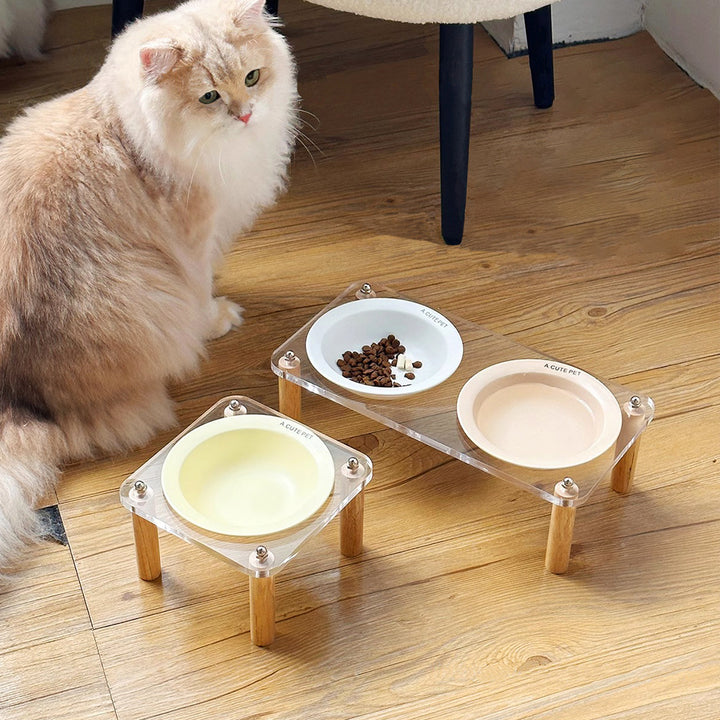 Cat Water Bowl and Basin Anti-tumble High