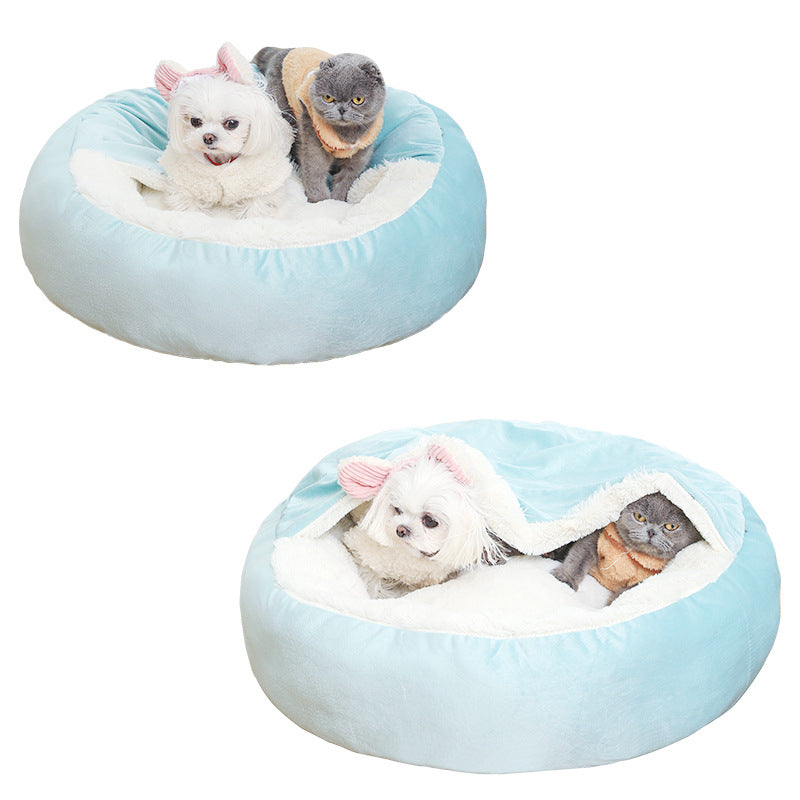 Orthopedic Dog Bed With Hooded
