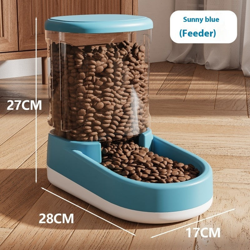 Cat Water Fountain and Automatic Feeder
