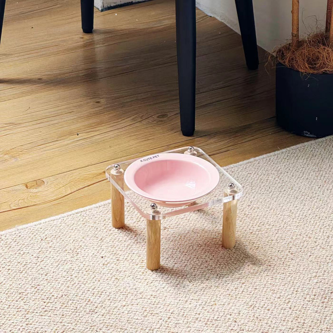Cat Water Bowl and Basin Anti-tumble High