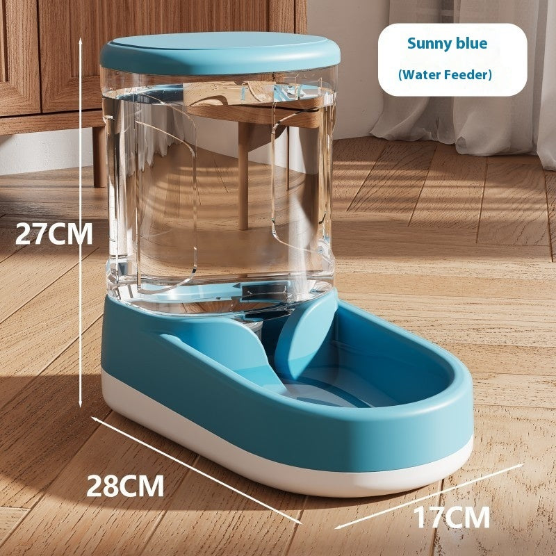 Cat Water Fountain and Automatic Feeder