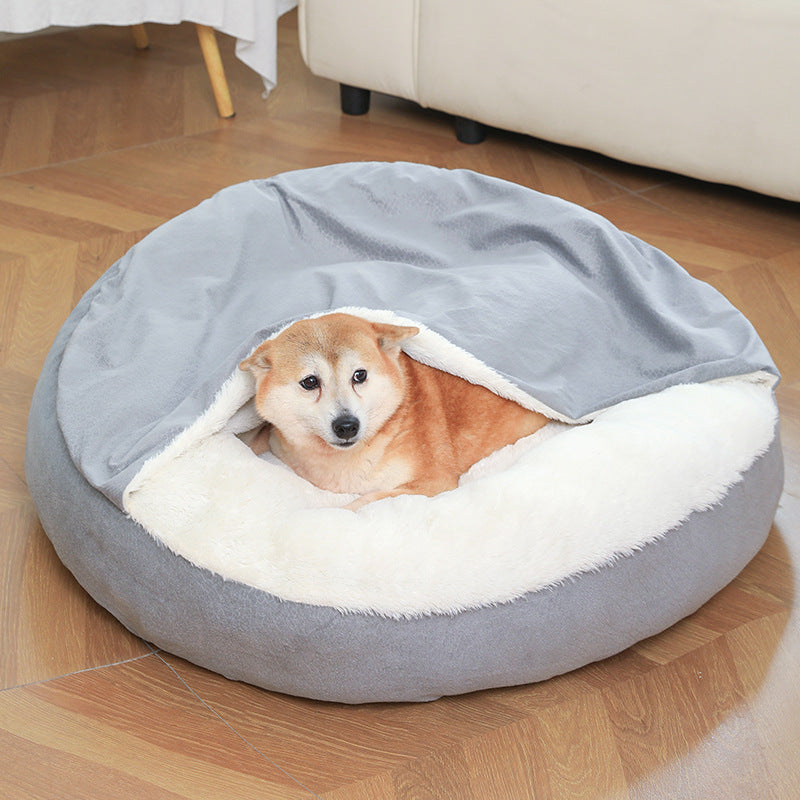 Orthopedic Dog Bed With Hooded