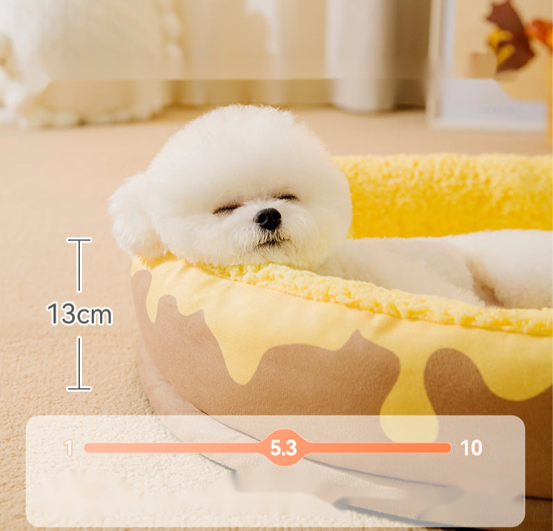 Wash Warm Dog Bed Small Medium-sized
