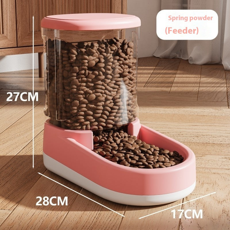 Cat Water Fountain and Automatic Feeder