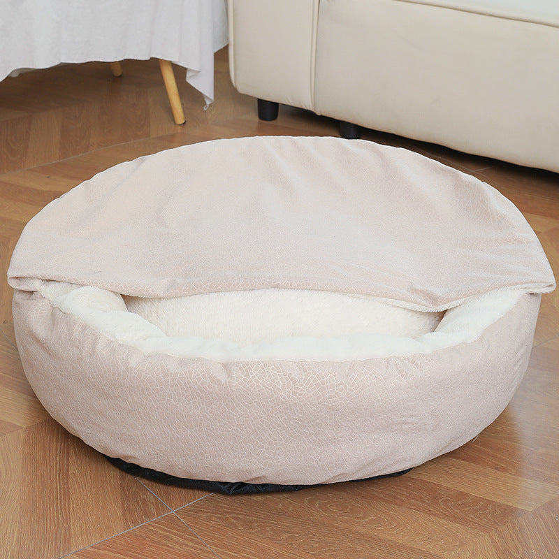Orthopedic Dog Bed With Hooded