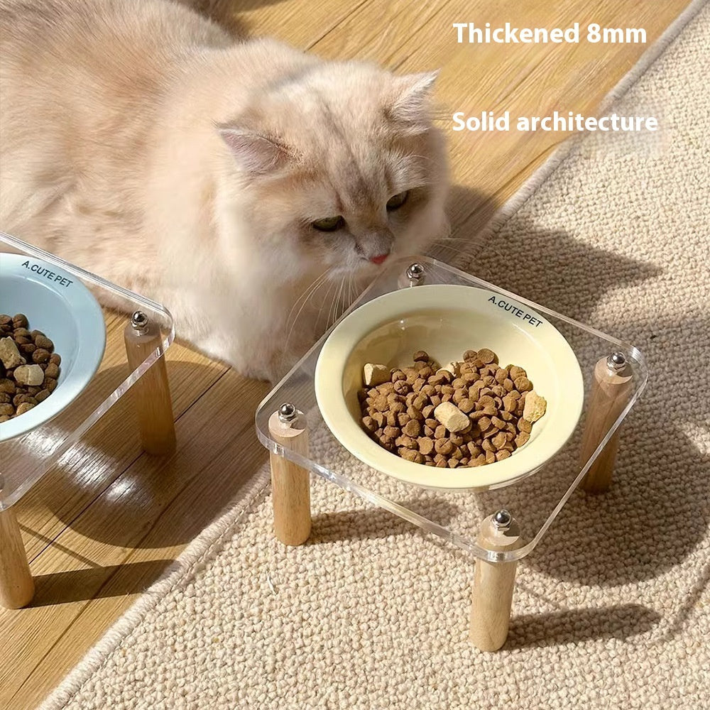 Cat Water Bowl and Basin Anti-tumble High