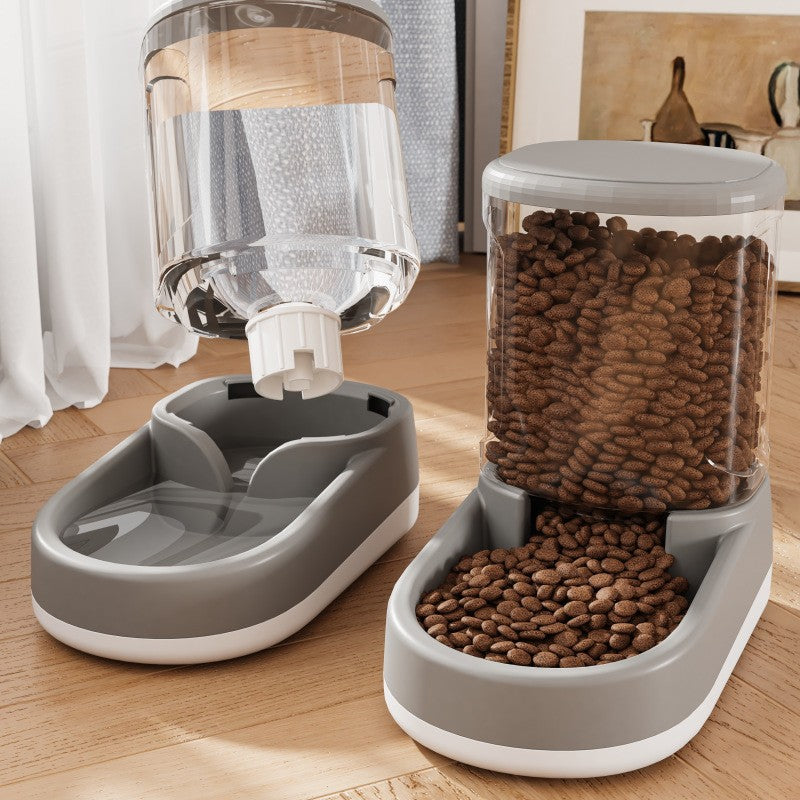 Cat Water Fountain and Automatic Feeder