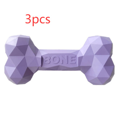 Grinding Bite Resistant Rubber Bone Toy