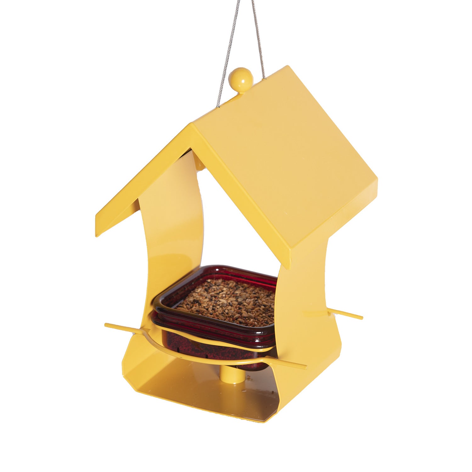 Outdoor Hanging Metal Bird Feeder Garden
