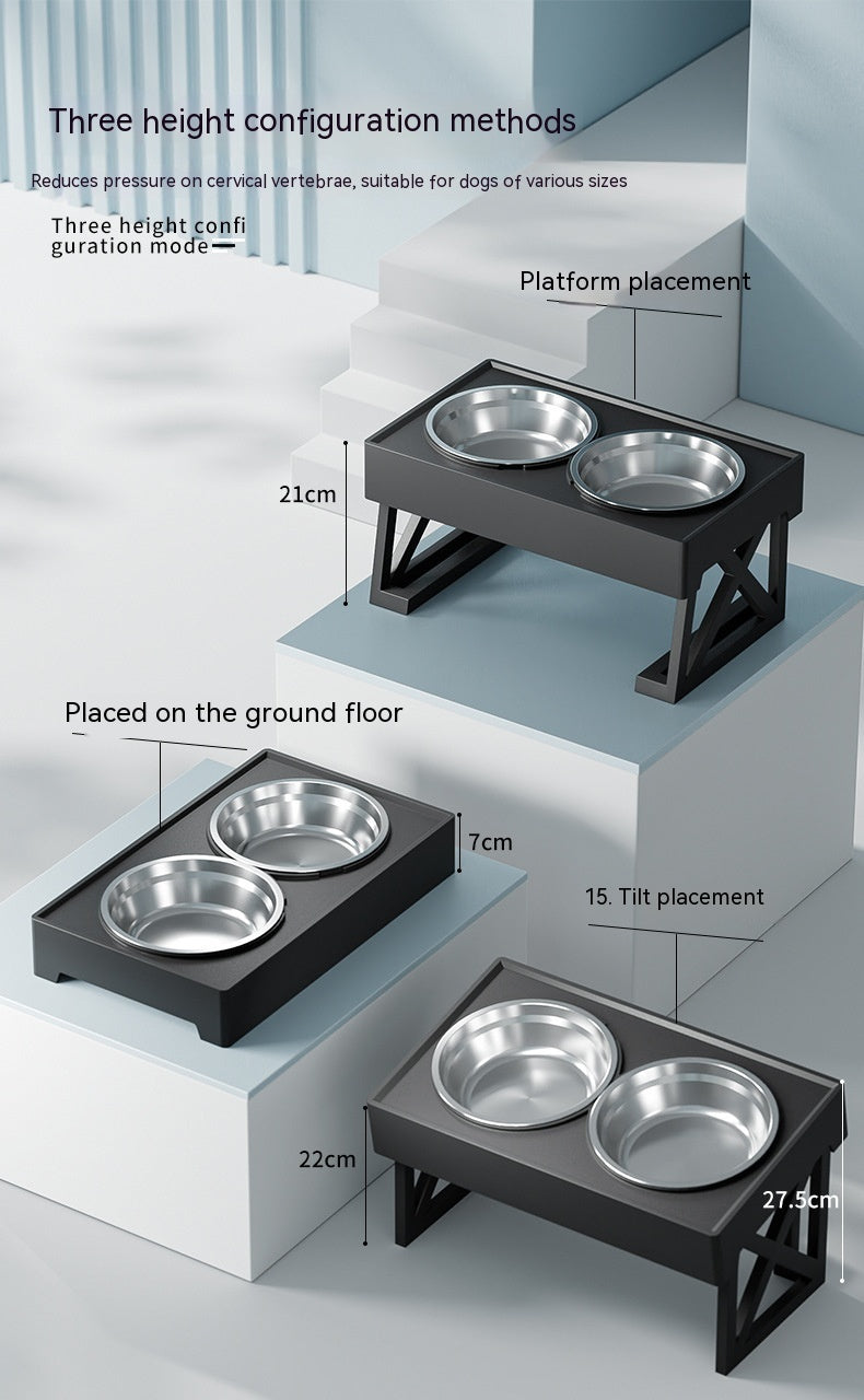 Vertical Anti-choke Slow Food Dog Bowl
