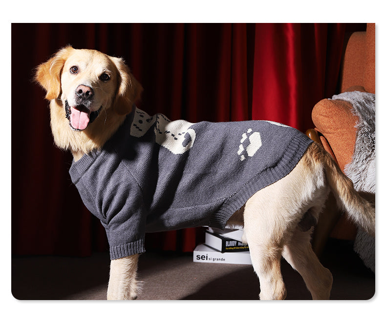Winter Warm Large Dog Thick Sweater