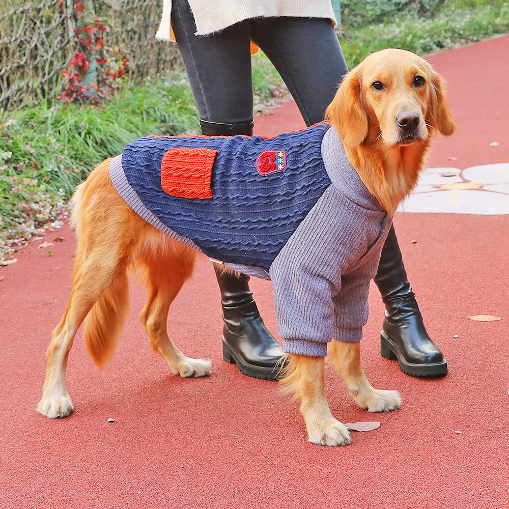 Thickening Large Dog Clothes Sweater